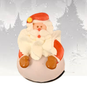 Kerstman ijsgebakjes